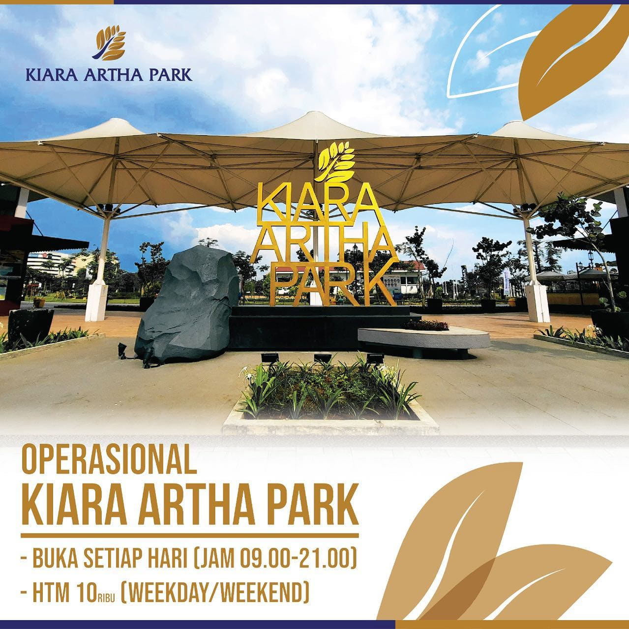 Jam-Buka-Fasilitas-Tiket-Masuk-Kiara-Artha-Park Daya Tarik Wisata Taman Modern Kiara Artha Park Bandung